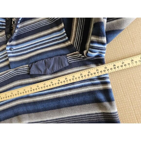 Southern Grit Mens Large Stripes Geometric Fleece Aztec 1/4 Zip Pullover - Picture 5 of 11